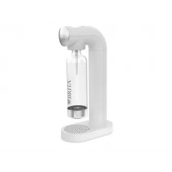 Gazuoto vandens butelis BRITA SodaONE White – 1 L, 60 L našumas, be BPA, 450×129×240 mm