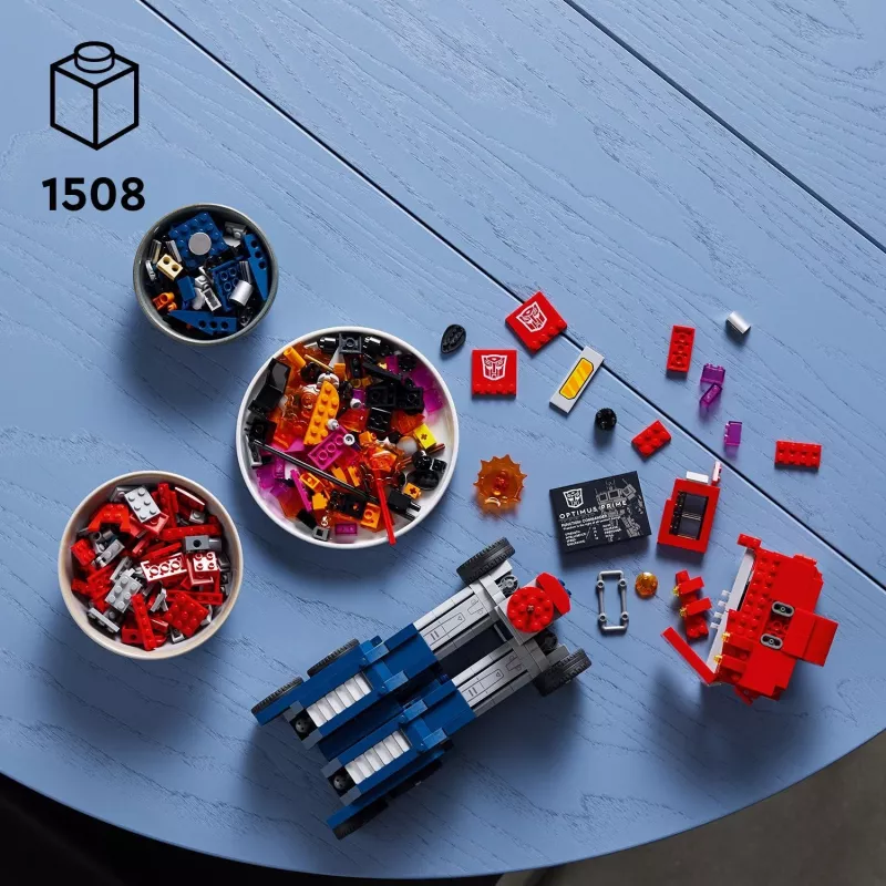 LEGO® 10302 Icons Optimus Prime, Transformers Robotų Modelio Rinkinys