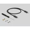 SSD korpusas DeLOCK 42003 išorinis M.2 SATA SSD su USB Type-C
