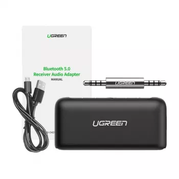 Ugreen CM276 Bluetooth 5.0 garso imtuvas su AUX lizdu, juodas