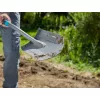 Gardena 17012-20 – Drenažinis samtelis – Plieninis – Juodas – D formos – Monochrominis