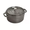Staub 40509-312-0 puodas 5.25 L apvalus Graphite, pilkas