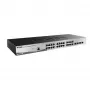 D-Link DGS-1210-28/ME/E valdomas L2+ gigabitinio Ethernet jungiklis 24 prievadai 1U juodas/pilkas