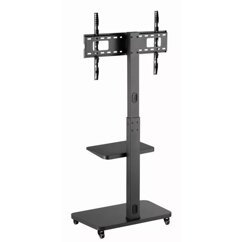 Gembird TVS-75S-02 TV grindinis stovas su ratukais, 37–75 col., juodas