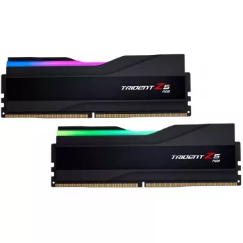 DIMM 64 GB DDR5-6400 (2x 32 GB) Dual-Kit, Arbeitsspeicher schwarz, F5-6400J3239G32GX2-TZ5RK, Trident Z5 RGB, INTEL XMP