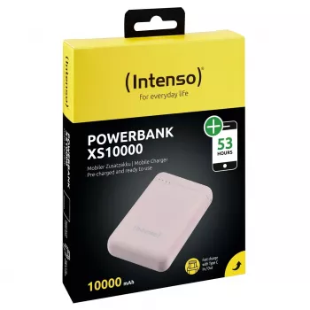 Intenso XS10000 LiPo 10000 mAh Rožinis