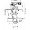 TV sieninis laikiklis TB-754E 37-70 colių 35kg max VESA 600x400