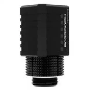 Barrow 90° adapteris G1/4'' moteriškas į G1/4'' moteriškas — juodas