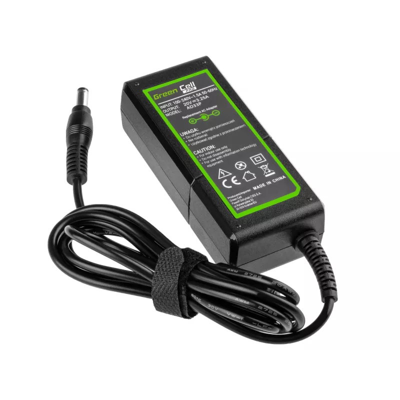 Green Cell AD33P maitinimo adapteris/inverteris vidaus naudojimui 65 W juodas