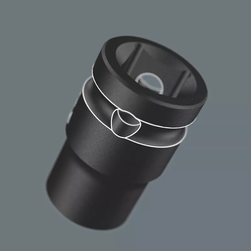 Wera 1/2 colio magnetinė juosta 9 dalių lizdų rinkinys smūginiams veržliarakčiams