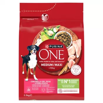 PURINA ONE MED/MAX Adult Turkey & Rice 2,5 kg