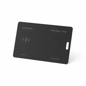 4smarts Vietos Nustatymo Kortelė SkyTag Card Duos ReCharge, juoda