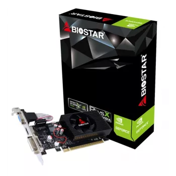 Vaizdo plokštė BIOSTAR GeForce GT 730 VN7313THX1 — 2 GB GDDR3, 128 bitų, PCIe 2.0, 700 MHz