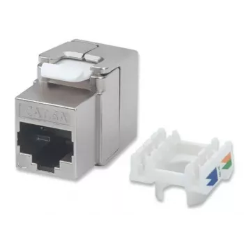 IC Intracom Intellinet Keystone lizdas RJ-45 (M) FTP CAT 6a sidabrinis (771986)