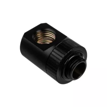 Adapterinis jungtis EK Water Blocks Žalvarinis Juodas 28mm Aukštis 2,3cm Skersmuo