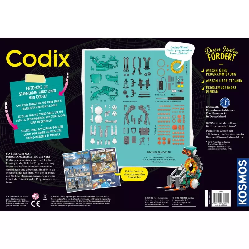 Kosmos Codix konstravimo rinkinys