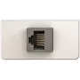 Keystone lizdo plokštelė KIND Konnect design 1/2 su RJ45 lyties keitikliu Cat5, Kindermann 7454000523