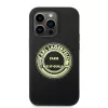 Karl Lagerfeld minkštas silikoninis dėklas RSG Black, skirtas Apple iPhone 14 Pro, KLHCP14LSRSGRCK