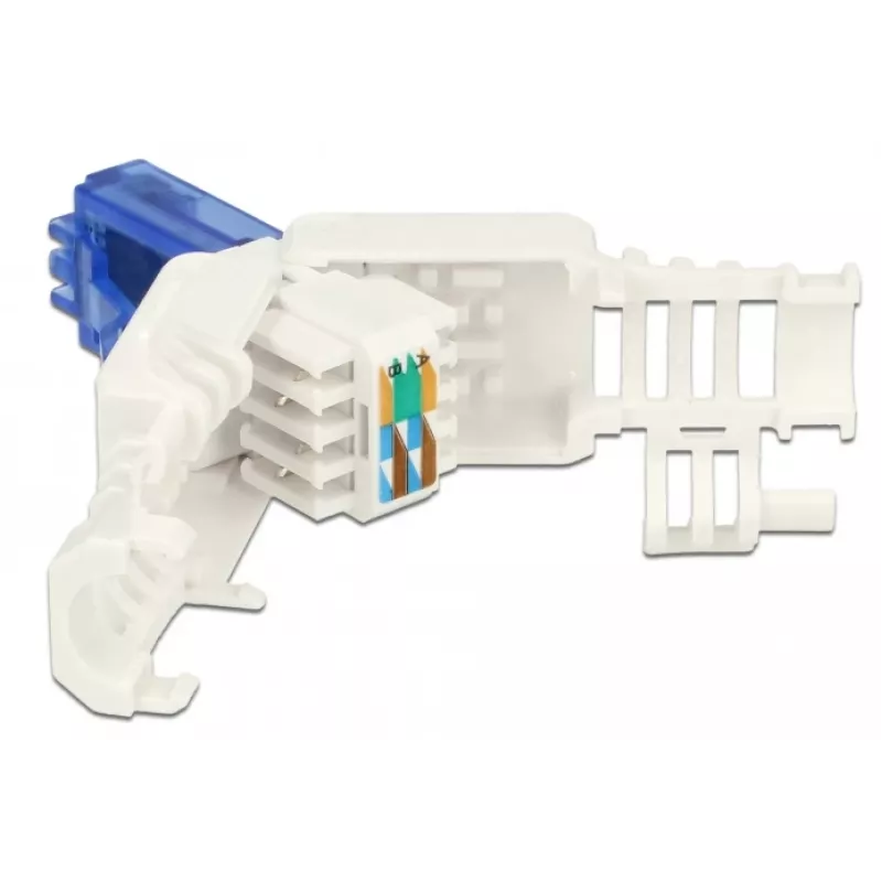 RJ-45 jungtis Cat.6A DeLOCK 86417 mėlyna balta