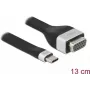 DeLOCK 86730 FPC plokščiasis juostinis kabelis USB Type-C į VGA