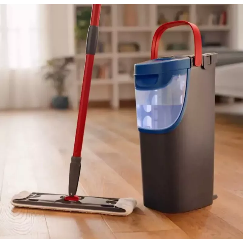 Valymo šluota VILEDA Microfibre 1200 ml šlapiam valymui, 360° besisukanti galvutė, 140,5 cm kotas, nuimama skalbiama galvutė