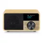 Stalinis radijo imtuvas Sangean DDR-7 natūrali mediena FM AM Bluetooth, medinis korpusas
