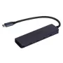 UNITEK uHUB Q4 USB-C 4 prievadų USB 3.2 Gen 1 5000 Mbit/s pilkas
