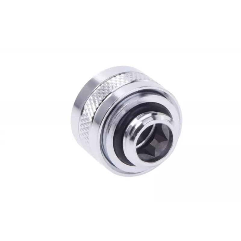 Alphacool 17474 tvirtinimo rinkinys — žalvariniai chromuoti jungiamieji elementai, Ø 22 mm, aukštis 20 mm