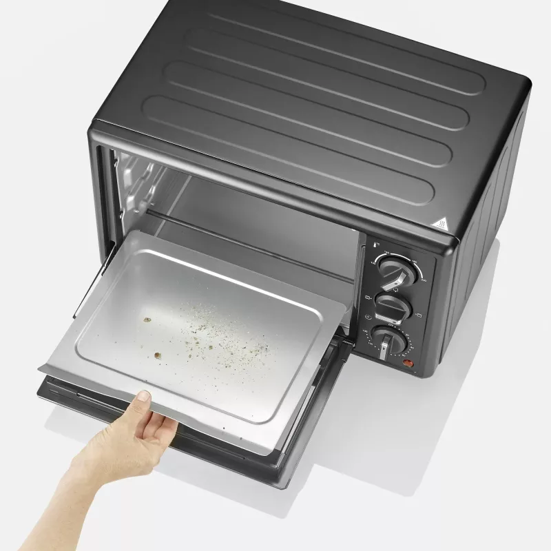 Elektrinė mini orkaitė SEVERIN TO 2078 – 20 l, 1600 W, juoda, laisvai pastatoma