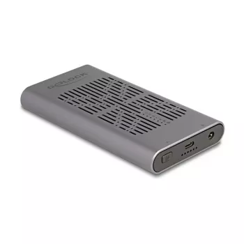 SSD korpusas DeLOCK 42027 pilkas M.2 10 Gbit/s USB Type-C