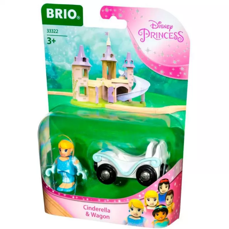Ravensburger BRIO Disney Princess Pelenė ir Vagonėlis, mėlyna/balta, nuo 3 m.