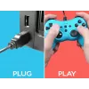 Laidinis valdiklis SUBSONIC SA5488-1 Neon Blue, skirtas Nintendo Switch, laidinis ryšys