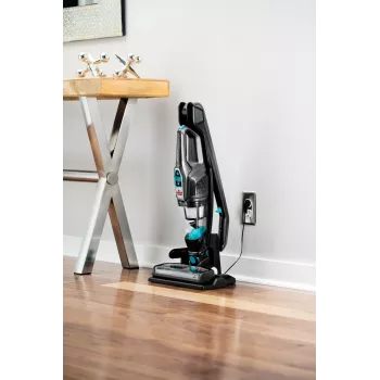 Bissell MultiReach Essential 2-in-1 lazdelinis dulkių siurblys, akumuliatorinis, šlapias, be maišelio, 0,45 l, 100 W, juoda, titano