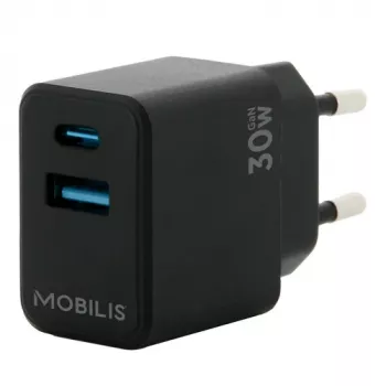 Mobiliojo įrenginio įkroviklis MOBILIS 001362 Universal Black AC Auto