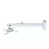 Sieninis laikiklis AVTEK WallMount Next 1200 — plieninis, baltas, teleskopinis, 360° pasukamas, pakreipimas ±42°, maks. apkrova 20 kg