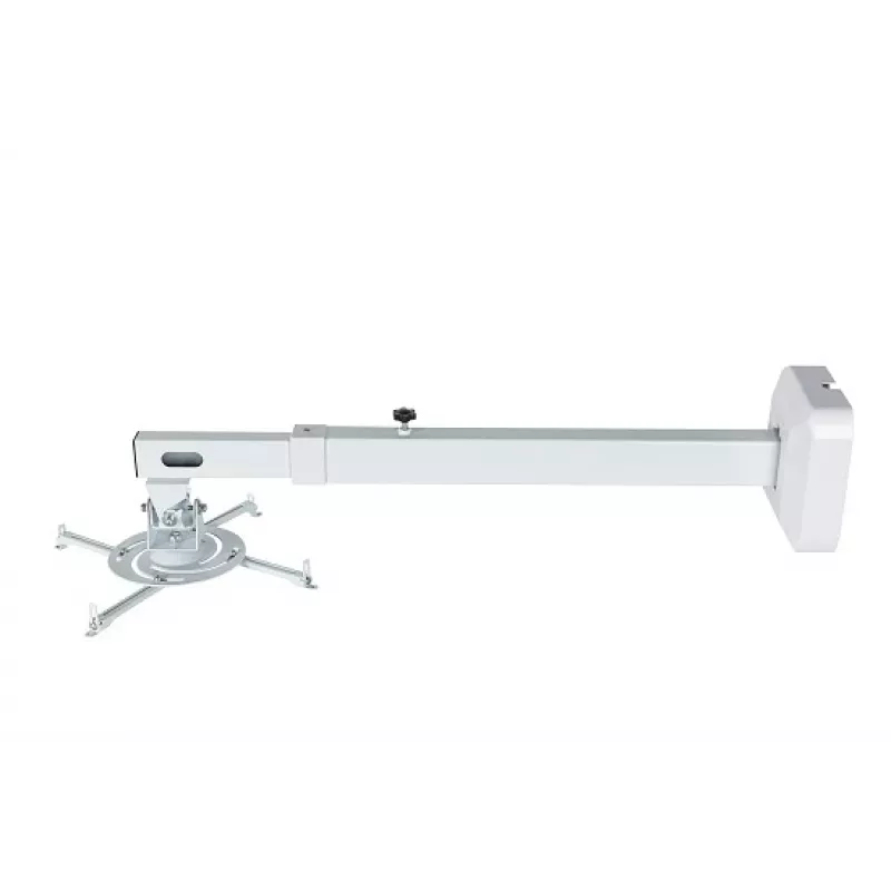 Sieninis laikiklis AVTEK WallMount Next 1200 — plieninis, baltas, teleskopinis, 360° pasukamas, pakreipimas ±42°, maks. apkrova 20 kg