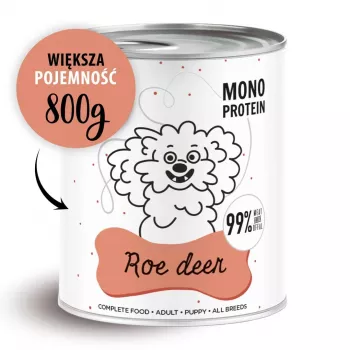 PAKA ZWIERZAKA Pepe šlapias šunų ėdalas su stirniena - 800g