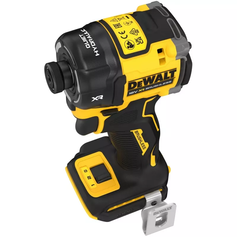 Atsuktuvas belaidis DeWalt DCF870NT-XJ, 18V Li-Ion, 56 N·m, 1/4 colio griebtuvas, pistoletinė rankena, 100 mm ilgio