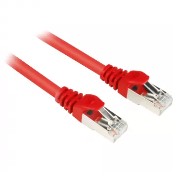 Pataisos kabelis RJ45 kištukas > RJ45 kištukas CAT.6 S/FTP (Raudonas, 1,5 metro)