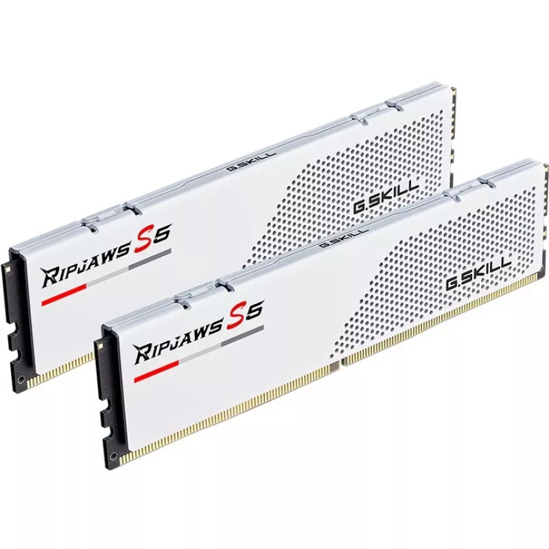 32GB 2x16GB Ripjaws S5 White DDR5-6000 CL32 RAM Memory Kit
