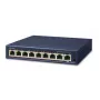 PLANET GSD-908HP valdomas nevaldomas PoE+ komutatorius 8x Gigabit PoE+ + 1x Uplink