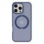 Apsauginis dėklas telefonui Torras Ostand Pro, skirtas iPhone 16 Pro, mėlynas, plonas dizainas