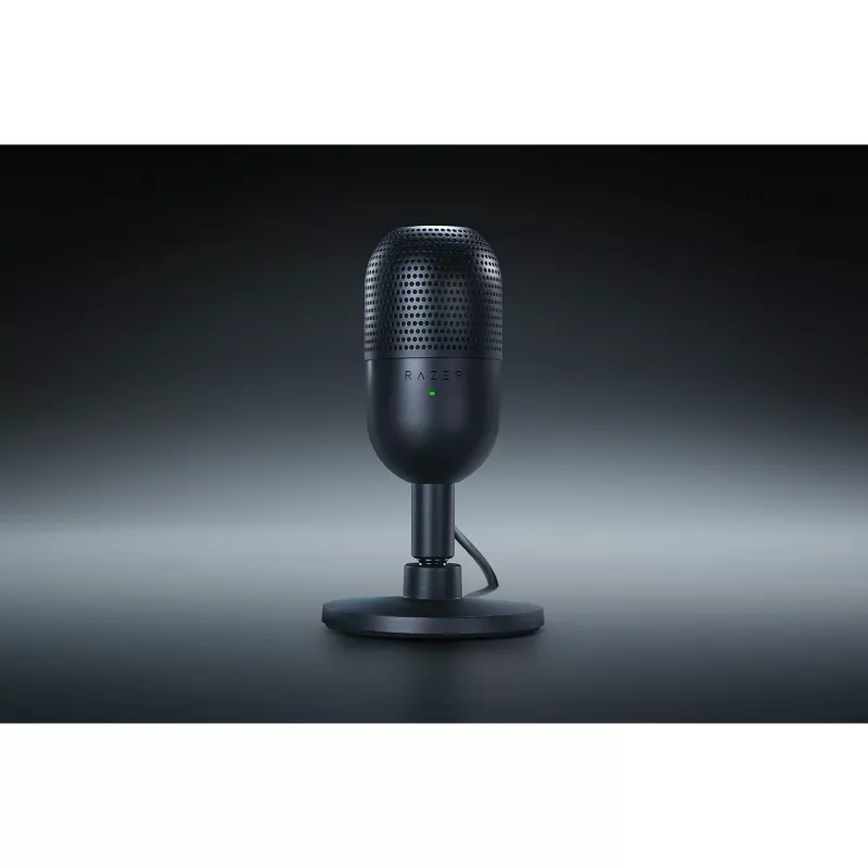 Stalinis mikrofonas Razer Seiren V3 Mini, USB-C, superkardioidinis, 20–20000 Hz, 96 kHz, 24 bitai, juodas