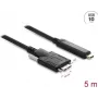 DELOCK USB kabelis USB C – Micro-USB B 5 m USB 2.0 Juodas