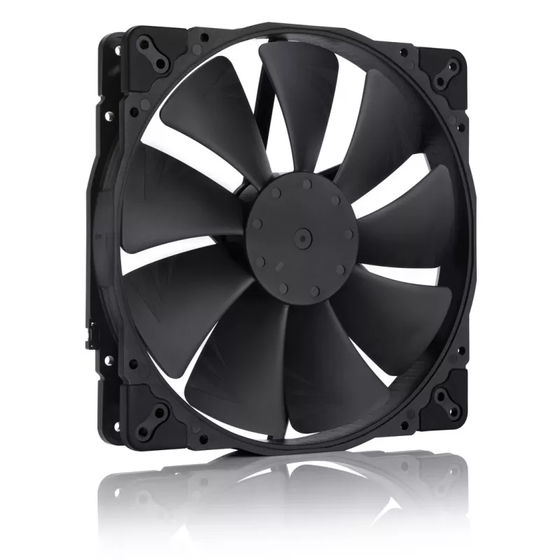 Ventiliatorius Noctua NF-A20 PWM CH.BK.S — 200 mm korpuso ventiliatorius, 12 V, 350–800 RPM, 146,9 m³/h, SSO guolis
