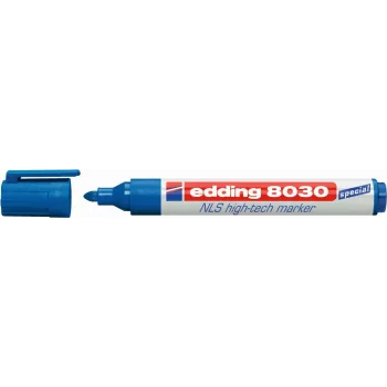 Permanentinis markeris Edding 8030 NLS High-Tech mėlynas su kulka antgaliu