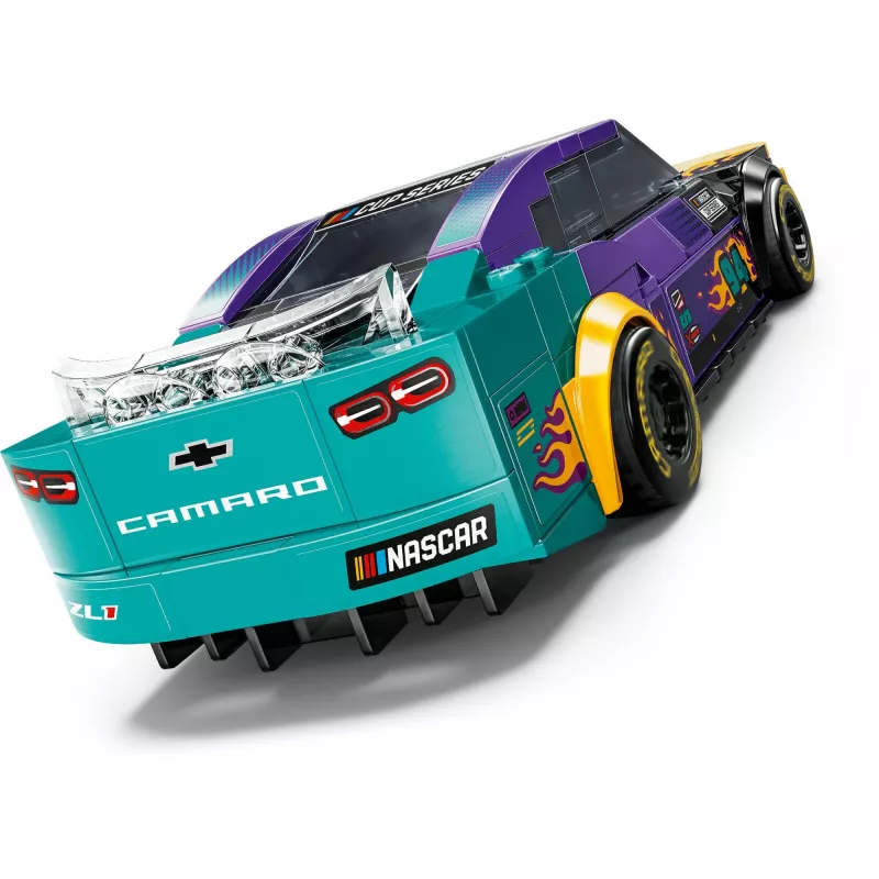 LEGO Speed Champions 76935 NASCAR Next Gen Chevrolet Camaro ZL1, 328 detalių, 1 minifigūrėlė, nuo 9 m.