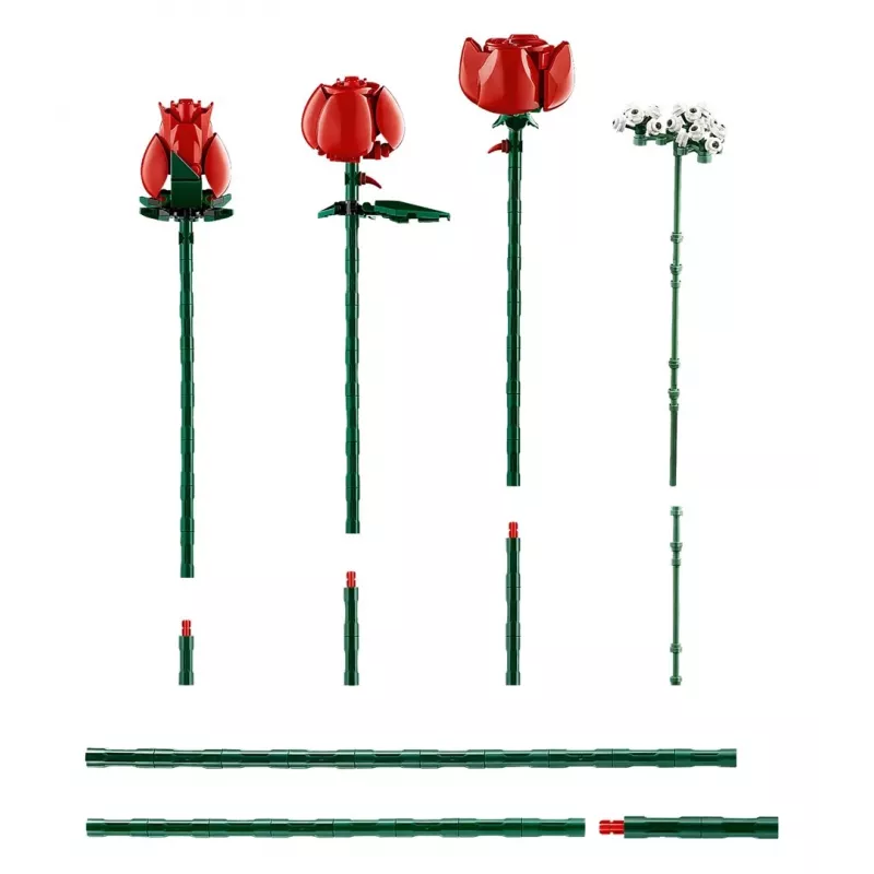 LEGO Icons Bouquet of Roses Gėlių puokštė suaugusiems