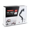 Monitor laikiklis MACLEAN MC-860 stalinis, 27 colių (68,6 cm) ekranams, VESA 75x75–100x100, max 8 kg, juodas
