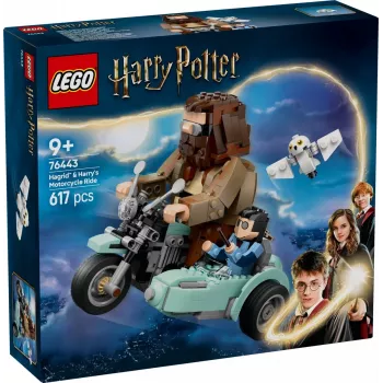 LEGO HARRY POTTER 76443 Hagrido ir Harrio motociklo pasivažinėjimas
